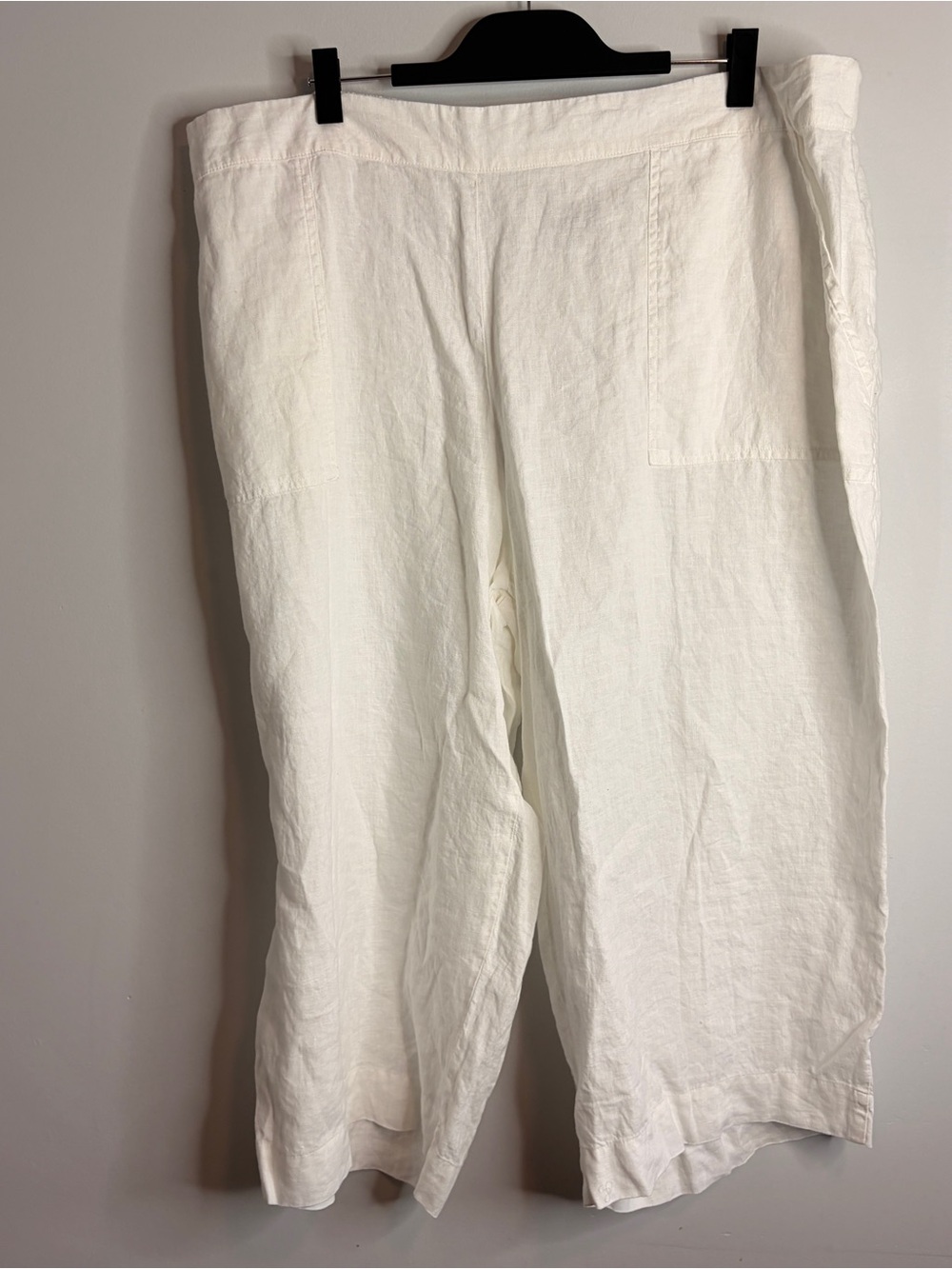 Flax Women’s White Linen Pants Plus size 24/26